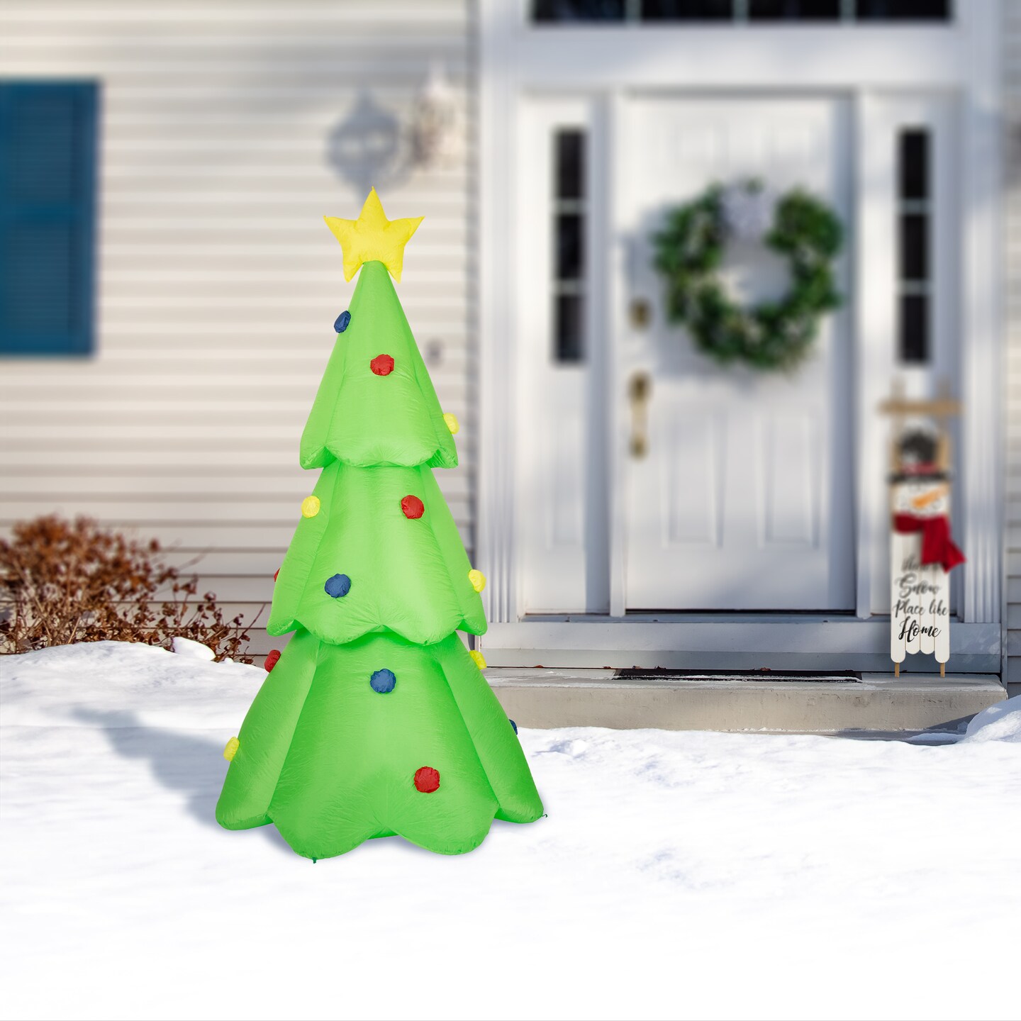 9FT Lighted Inflatable Christmas Tree Decor