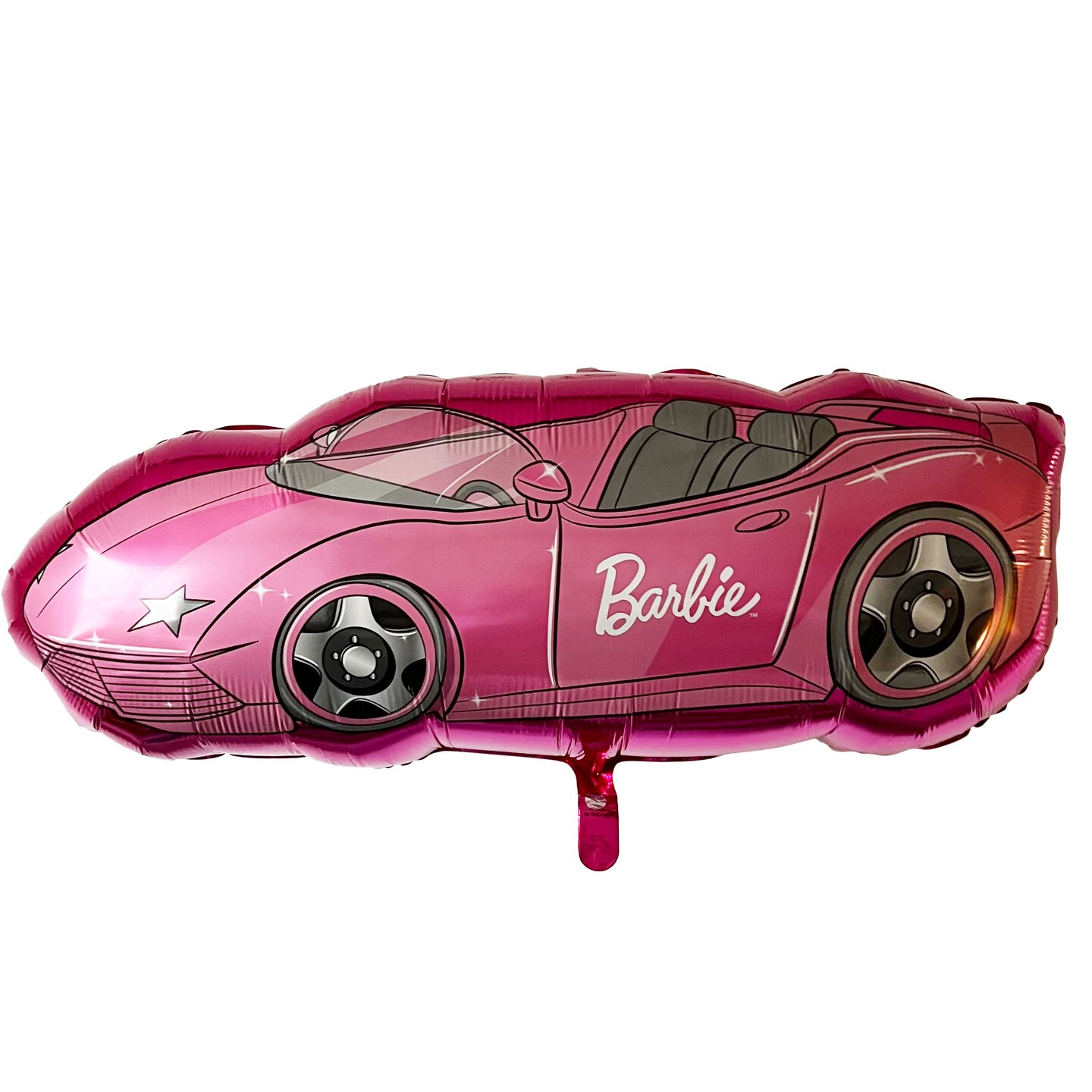 Michaels, Barbie 37″ Pink Convertible, 3D Foil Balloon – 1 Balloon – Category: Balloons & Accessories