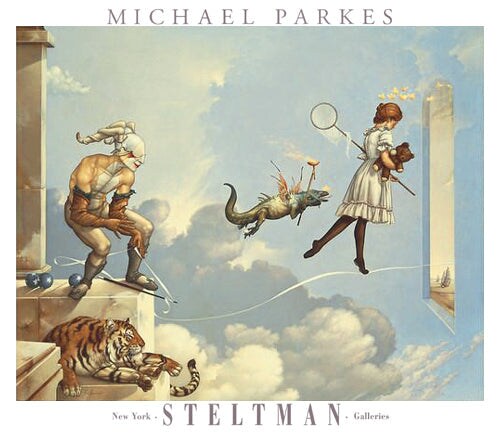 Framed Art Desert Dream by Michael Parkes: Captivating, Size