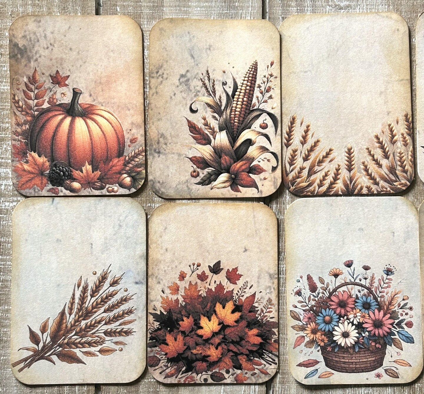 junkjournal【Herbst】 Fall harvest vintage style junk journal autumn theme junk journal