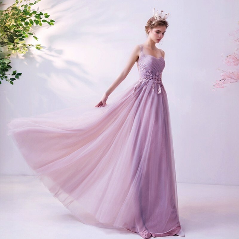 strapless open back dress Light Purple Princess Dress Off The Shoulder Ball Gwon Sweet 16 Dress –  CherryPromDress main image 0