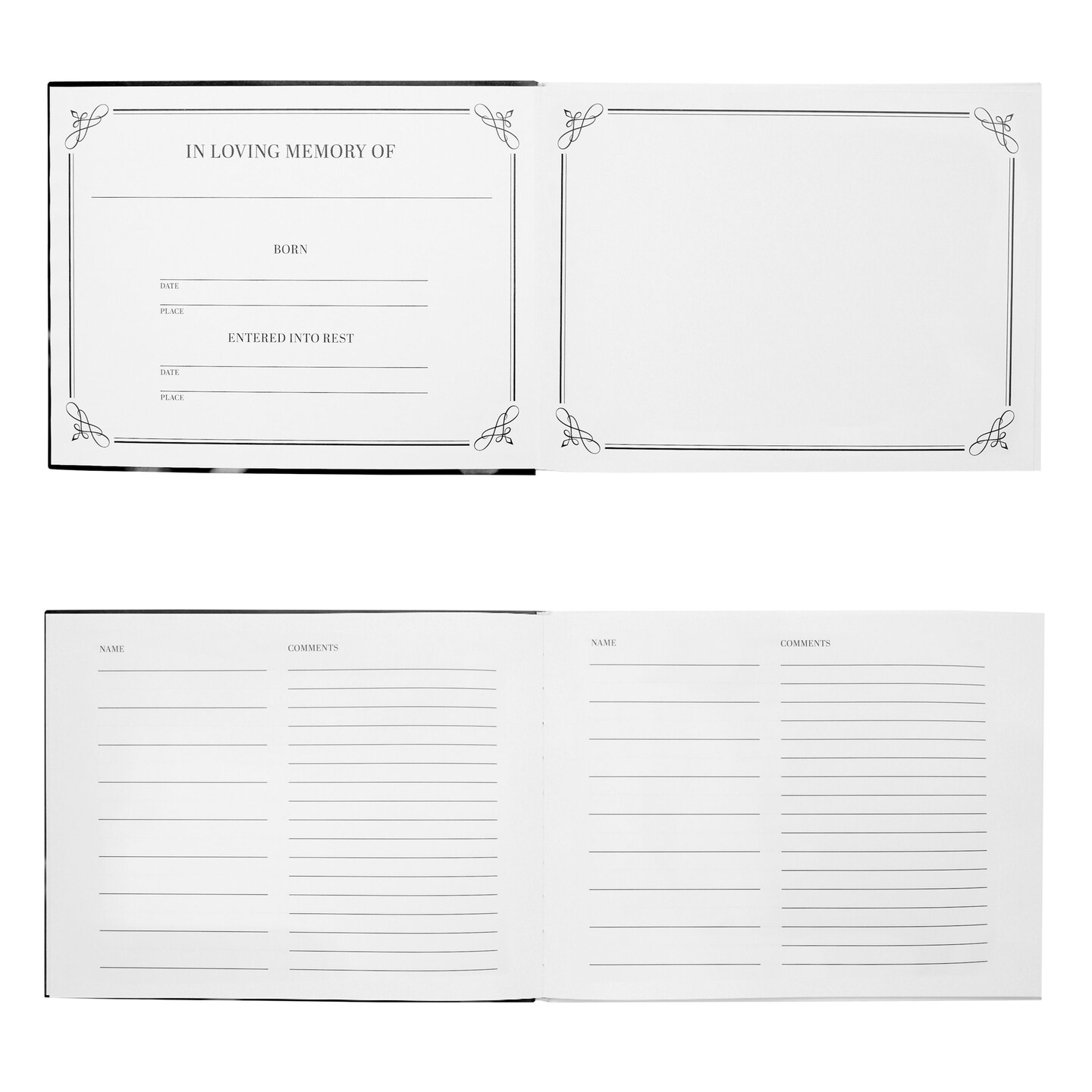In Loving Memory Funeral Guest Book for Memorial Service, Celebration of Life (94 Pages, 11 x 8.5 in)