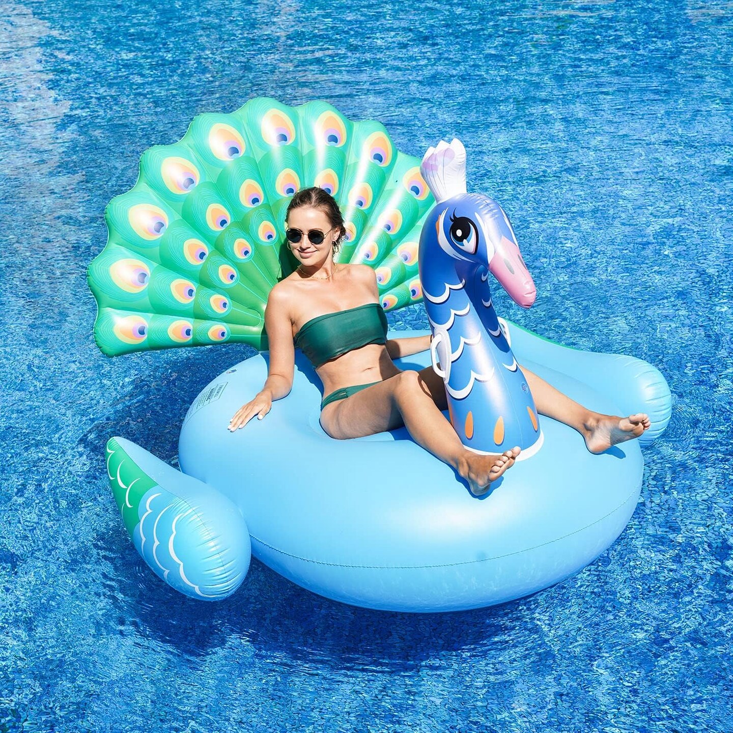 Pool Floats - Giant Inflatable Pool Float for Adult, Pool Accessories Large Pool Floaties Lounger, Beach Swimming Pool Party Decorations for Adults