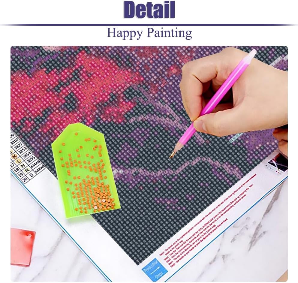 5D Large Diamond Art Painting,Moon Diamond Painting Kits for Adults,DIY Full Drill Crystal Rhinestone Chinese style Arts and Crafts,Gem Art Painting with Diamond Home Wall Decor 27.5 X 15.7inch