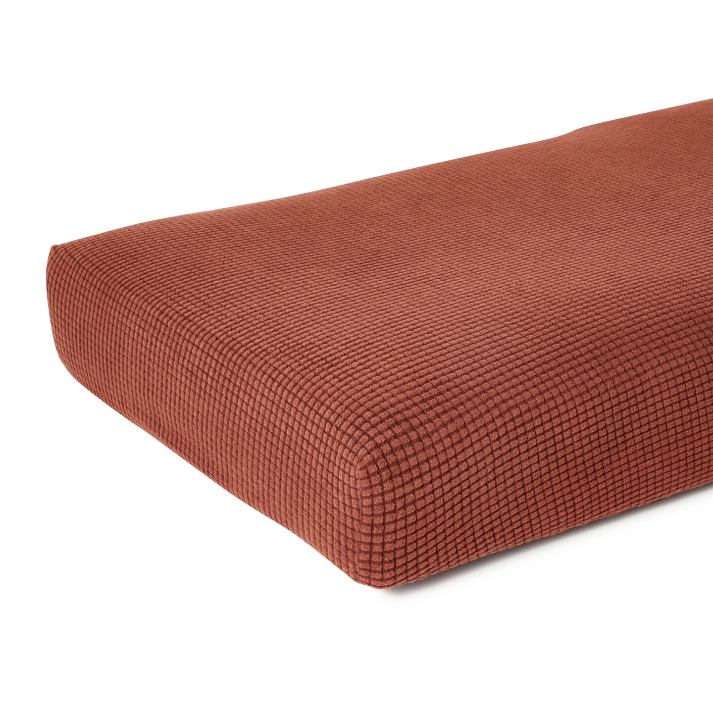 Large Stretch Couch Cushion, Replacement Slipcover for Couches, Sectionals, Armchairs, Patio Furniture, Campers, Chaise Lounge, Fits 59 to 70 Inch Cushions (Brown)
