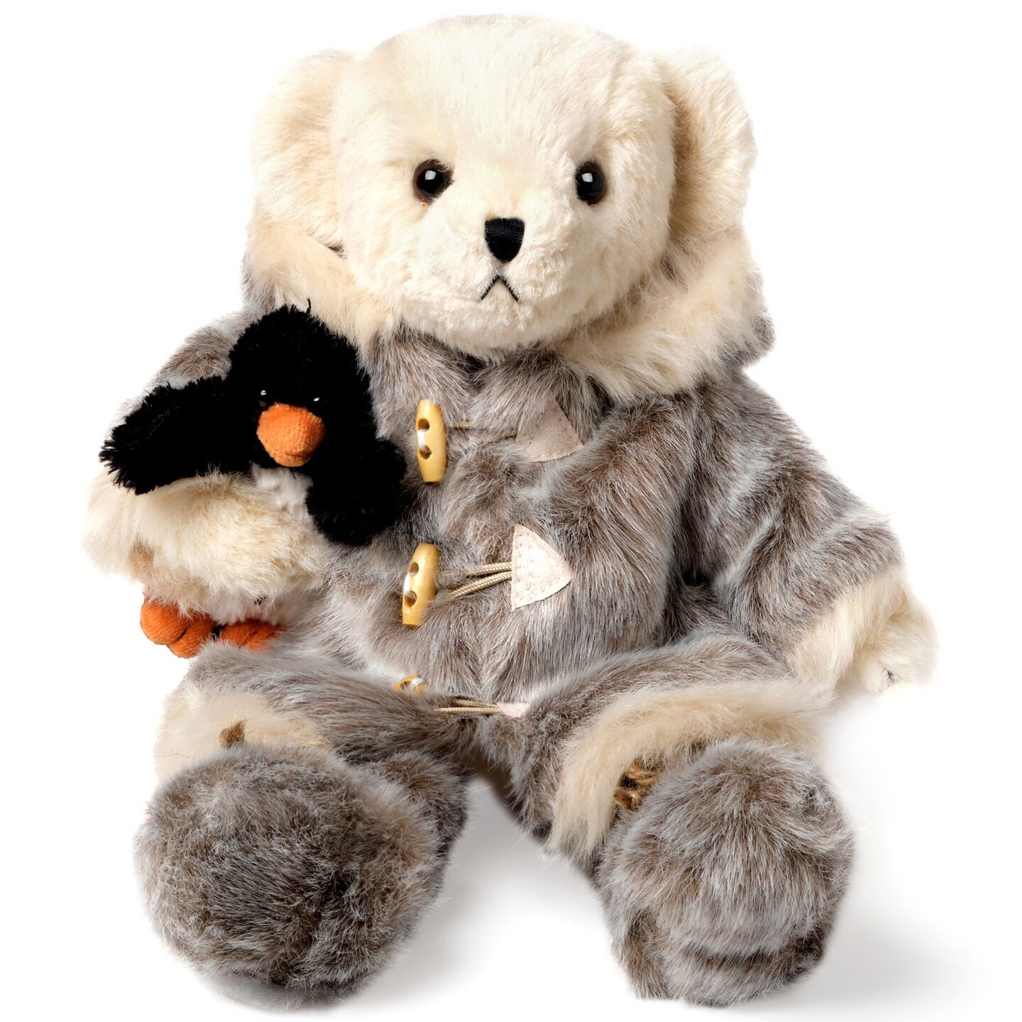 Bearington Iggy and Lou, Penguin &#x26; Polar Bear for Christmas Decoration, 14 Inch Christmas Teddy Bear, Ideal Christmas Bear Gift for Toddlers, Kids &#x26; Teens
