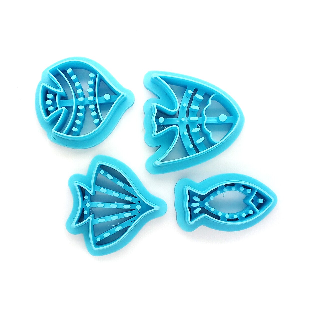 Decorative Fish Clay Cutters, Set of 4, Adorabilities