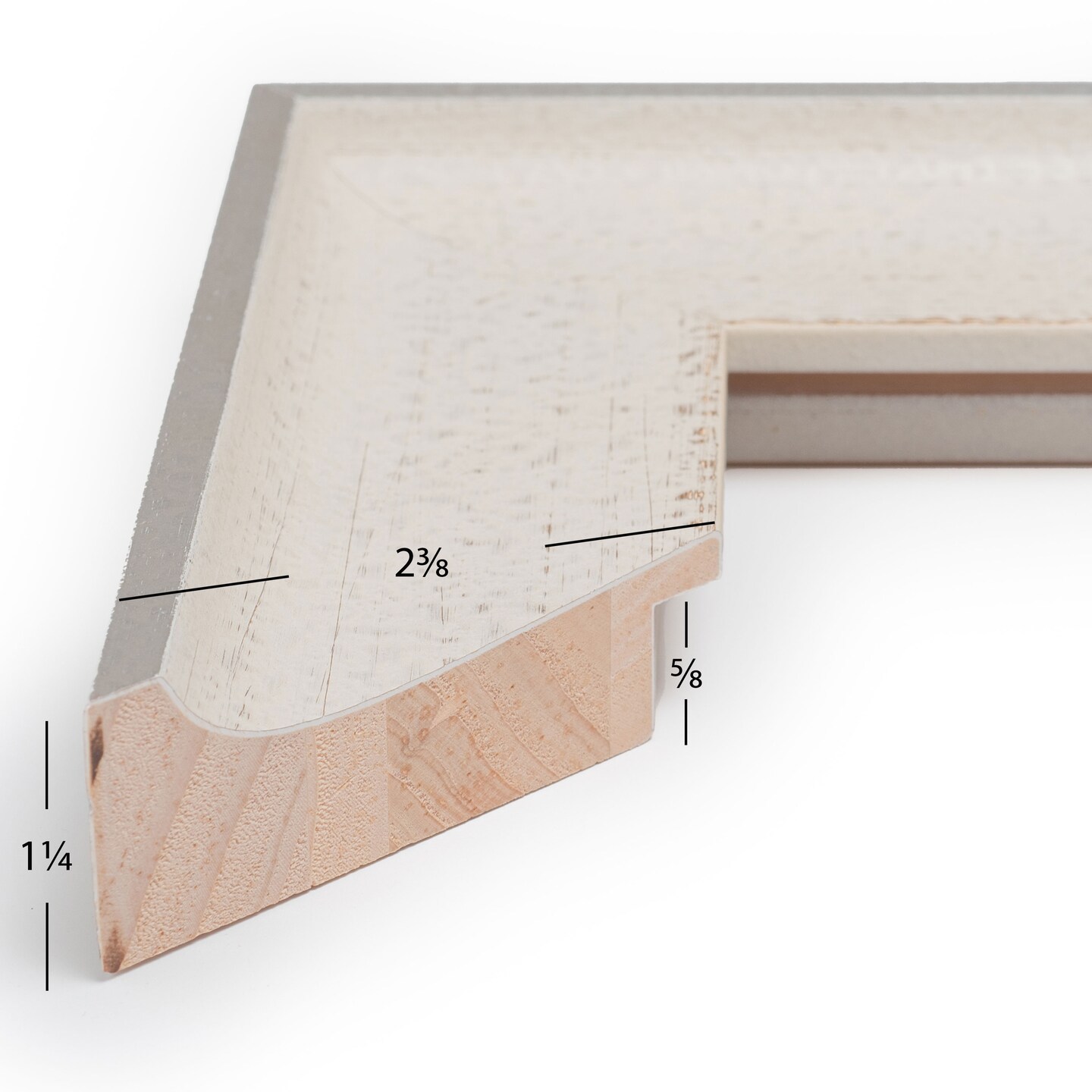 16x16 Picture Frame, Cairo 2.375 Inch Wood Moulding, Includes Plexiglass and Backing, Wall Display Frame for Art, Posters, or Photos by wallsthatspeak