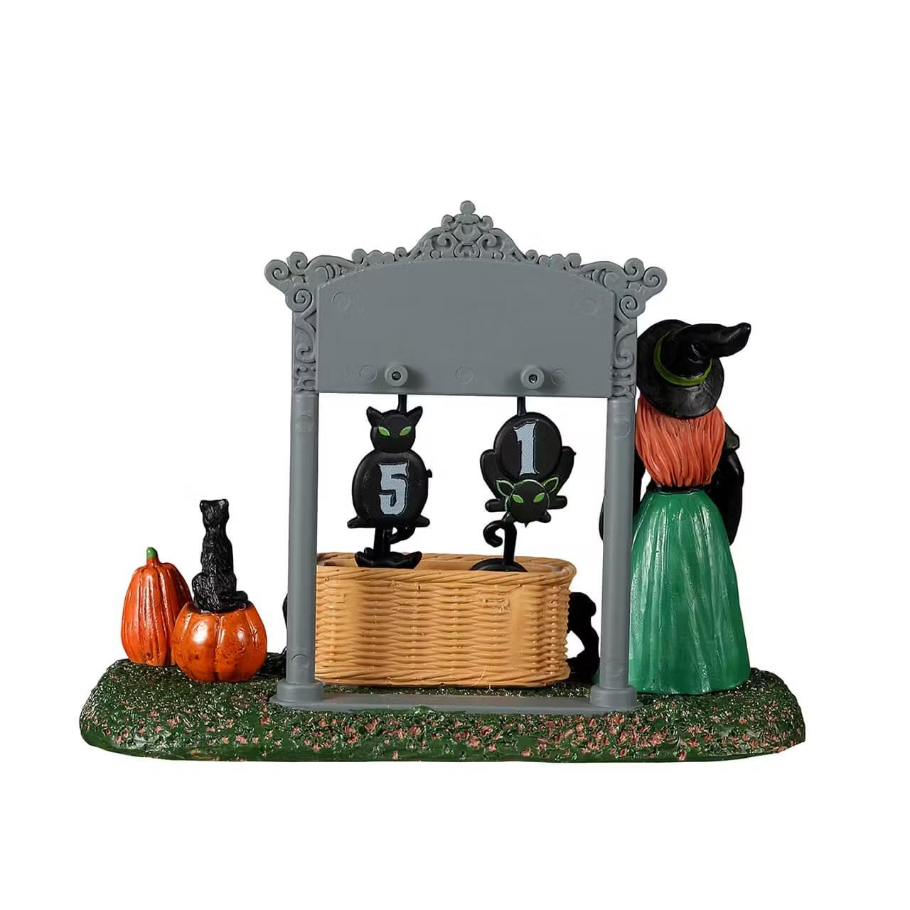 Lemax Spooky Town Village Accessory: Black Cat Countdown