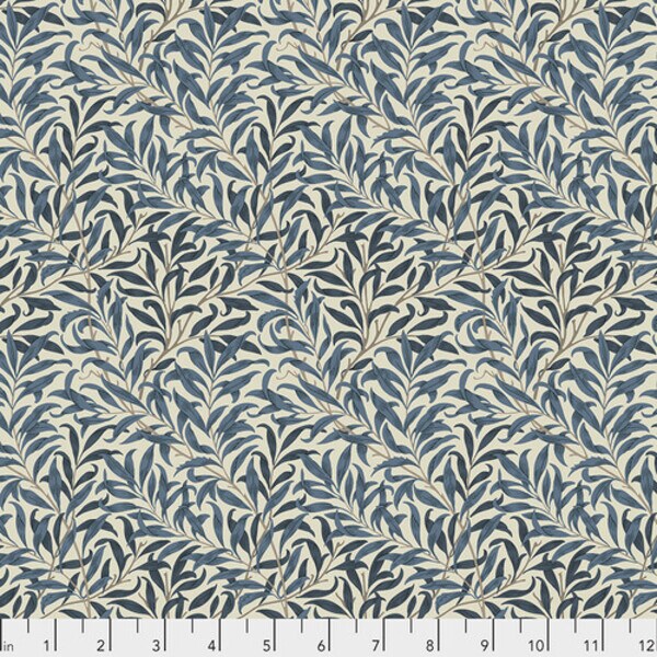 Willow Boughs in Navy (pwwm030.navy) | The Classics | The Original Morris & Co | Free Spirit