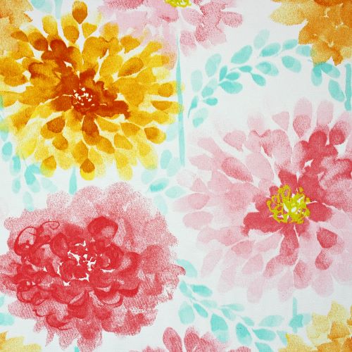 FLORENCIA BLOOM - END OF SUMMER SALE - OUTDOOR/INDOOR FABRIC - 1 Yd 65% off ; 2 Yds and More 75% off - Continuous Piece Size Between 2-7yds