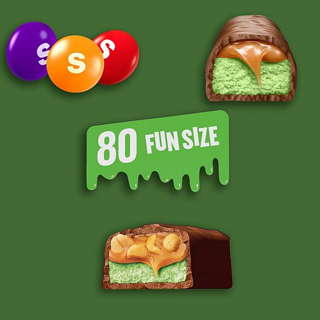 Embrace the Spirit of Treat Season with Skittles, Snickers &#x26; Twix Fun Size Bars 80 pcs