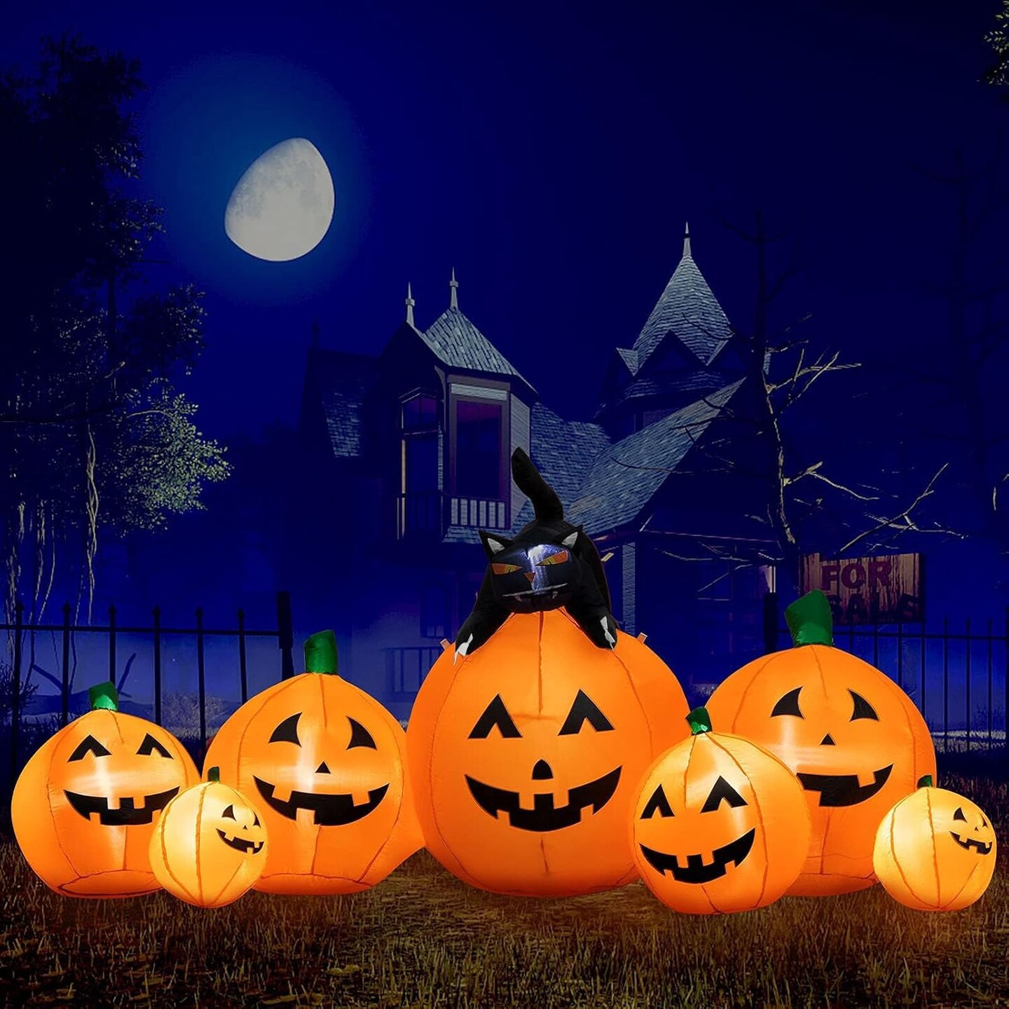 Halloween Inflatables Outdoor Decorations Pumpkin