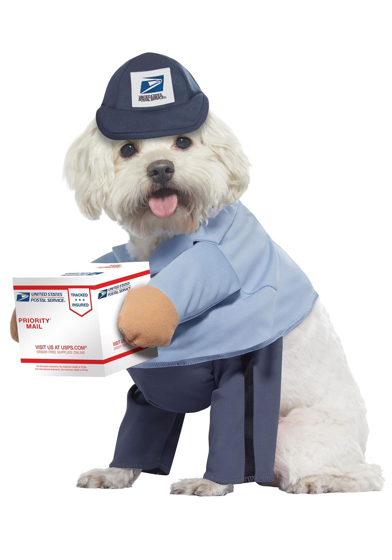 USPS Dog Mail Carrier Costume Medium