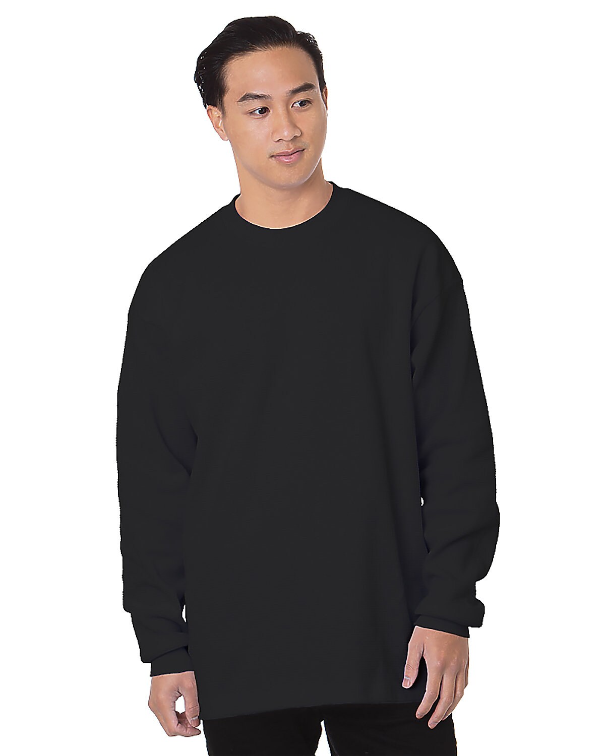 Bayside&#xAE; Mens USA made waffle knit thermal shirt