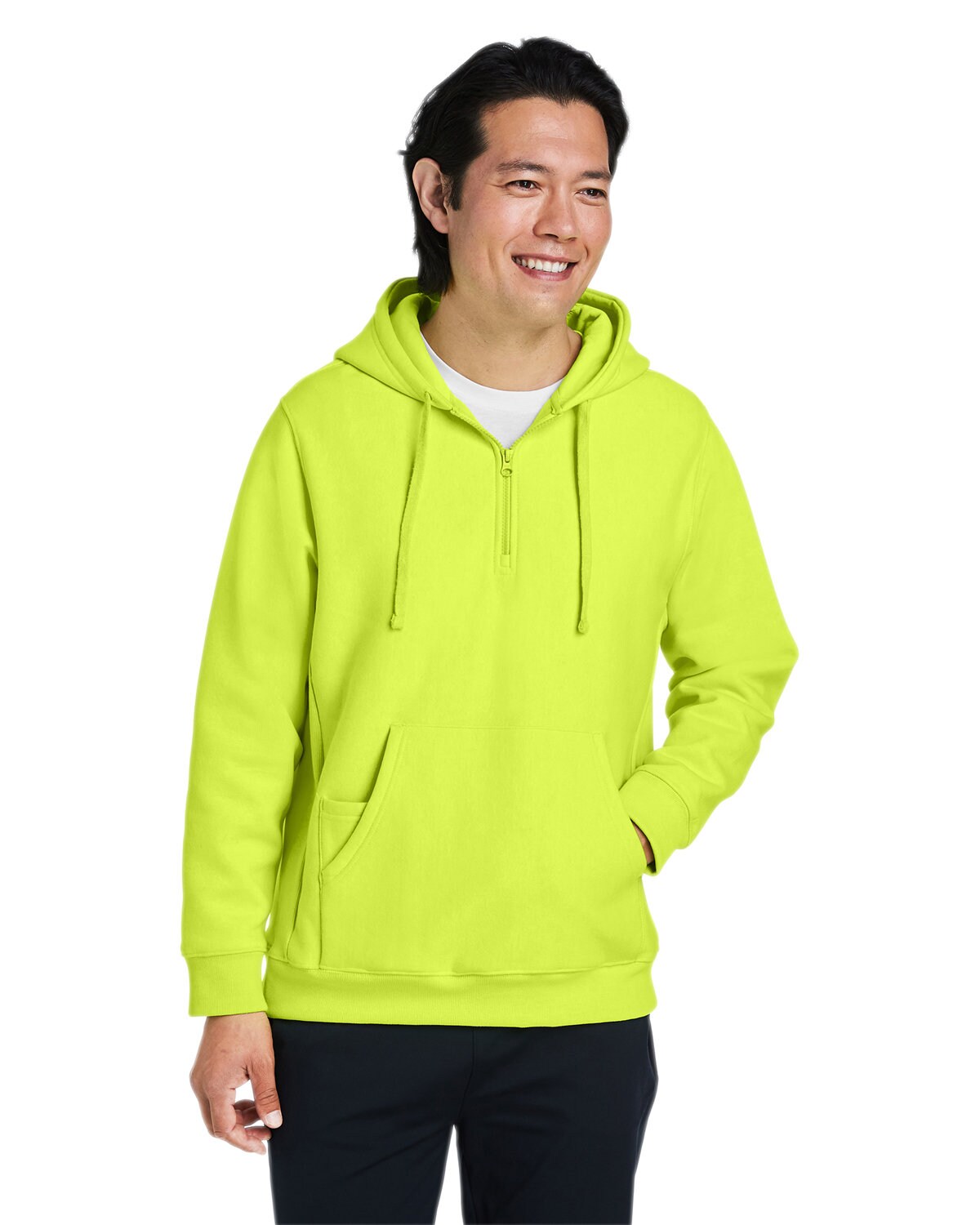 Team&#xAE; Unisex Zone Heavyweight Quarter Zip Hooded Sweatshirt