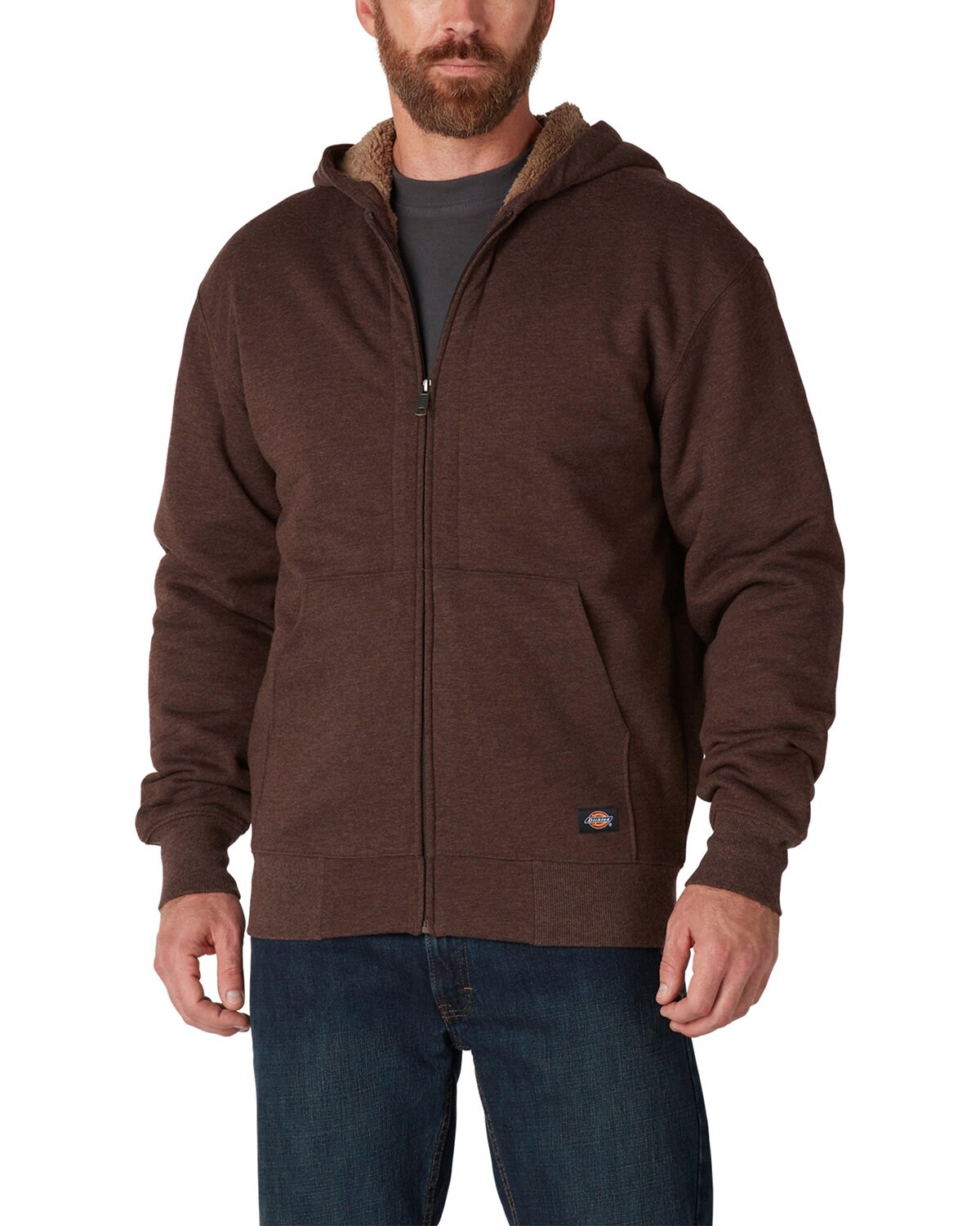 Dickies&#xAE; Men&#x27;s Fleece Lined Full Zip Hooded Sweatshirt