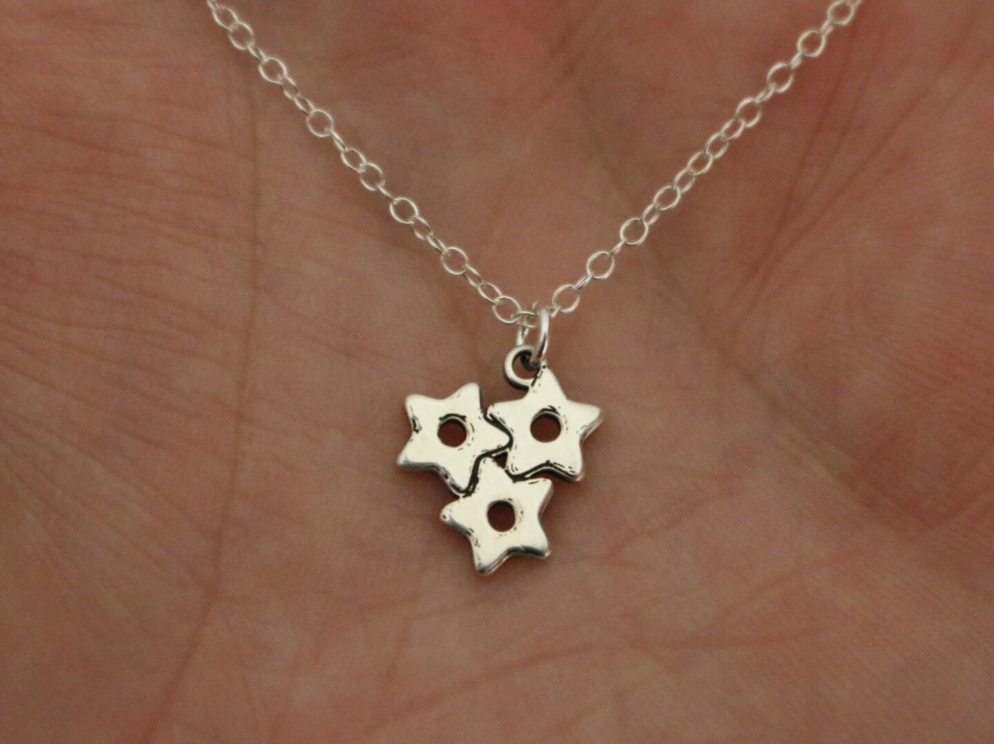 Star Pastina Pasta Necklace | Unique Jewelry | Favorite Pasta Necklace | Pasta Lover Best Friend Gift | Italian Stelline Pasta Jewelry product 4