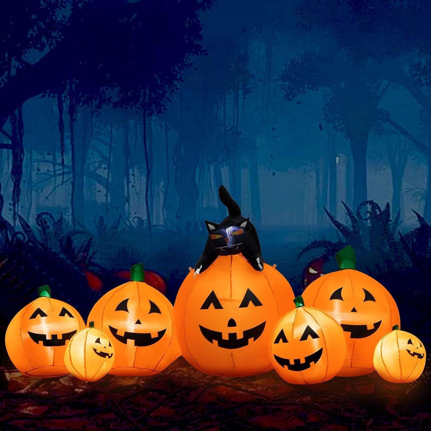 Halloween Inflatables Outdoor Decorations Pumpkin