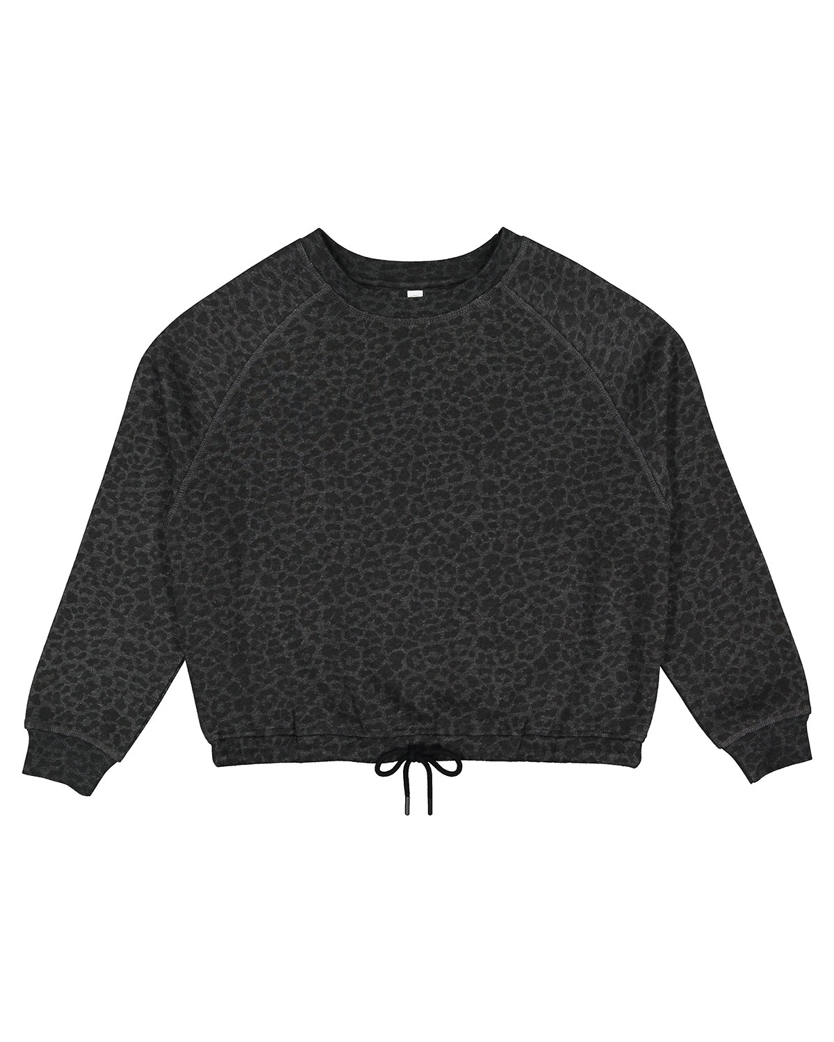 Ladies' Boxy Cropped Fleece Sweatshirt for Casual, Lounge & Trendy Everyday Wear