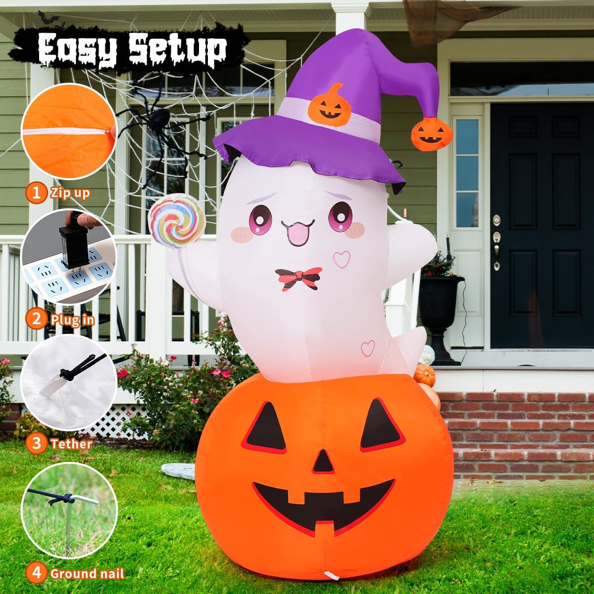 Halloween Inflatables Ghost Outdoor Decorations