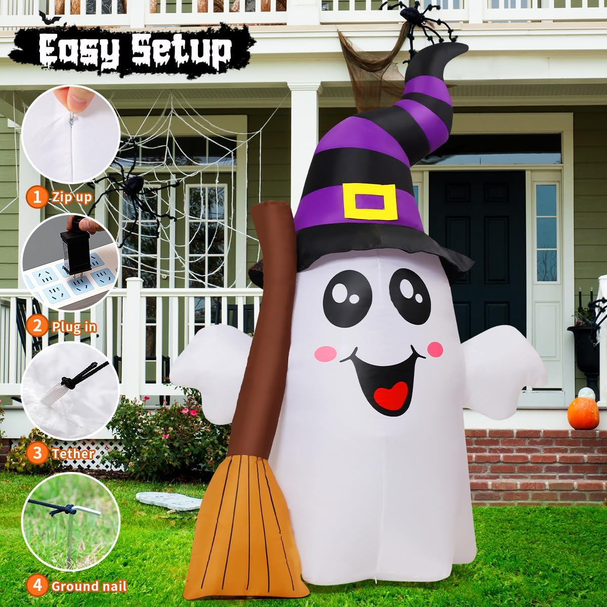 Halloween Inflatables Ghost Outdoor Decorations