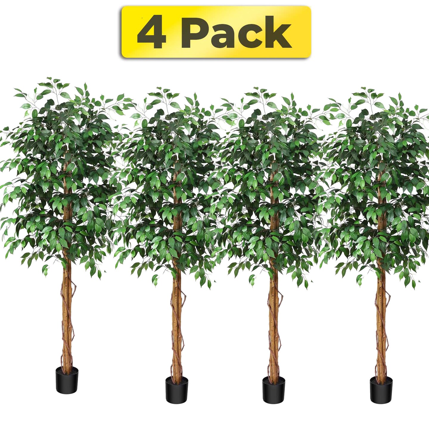 Ficus Artificial Trees with Realistic Leaves
