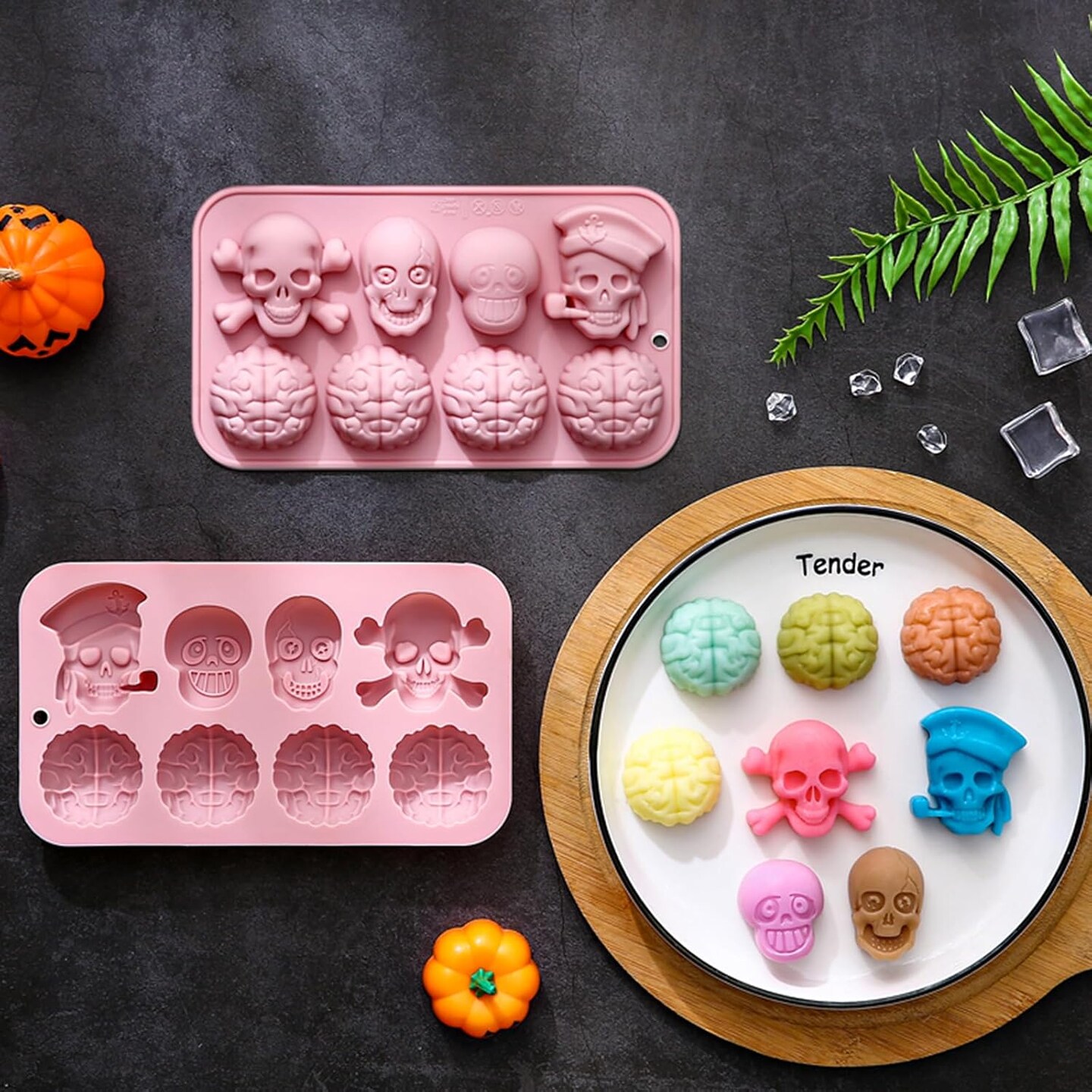 Halloween Chocolate Mold Silicone Skull