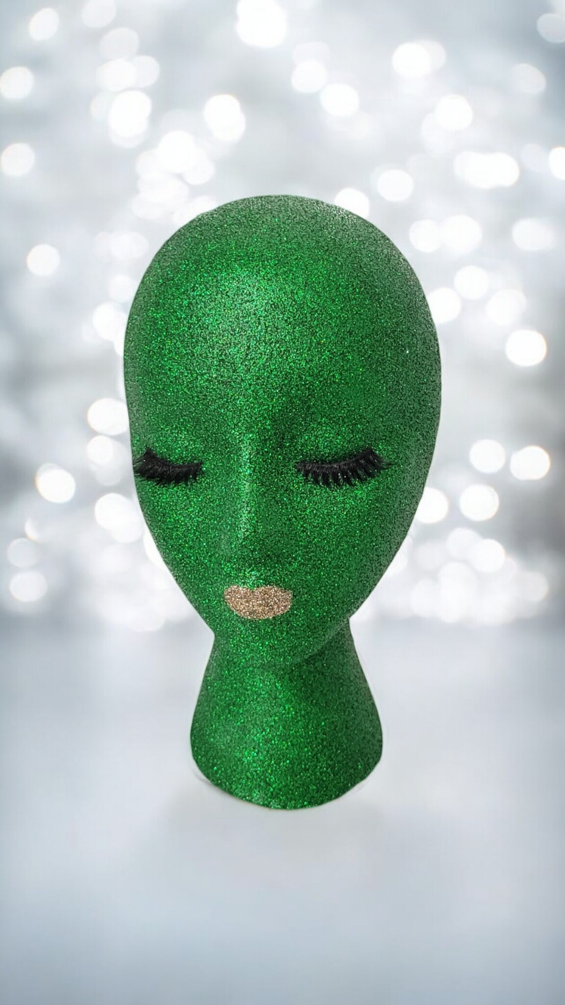 Female Styrofoam Mannequin Head Emerald product 2