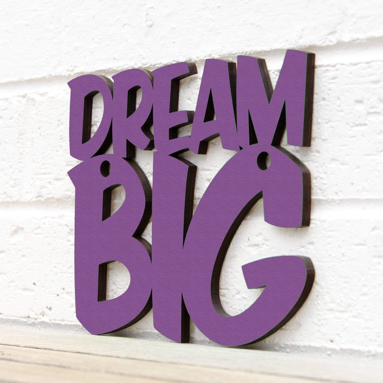 Spunky Fluff Dream Big Inspirational Decorative Wall Art Sign 15 Colors