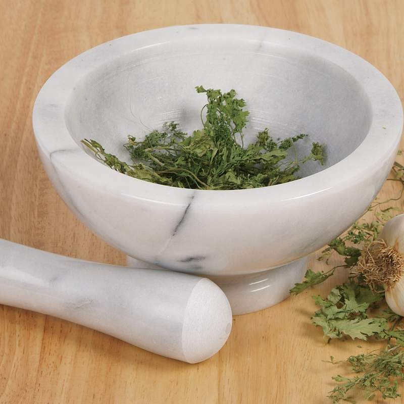 Marble Mortar and Pestle Extra Large