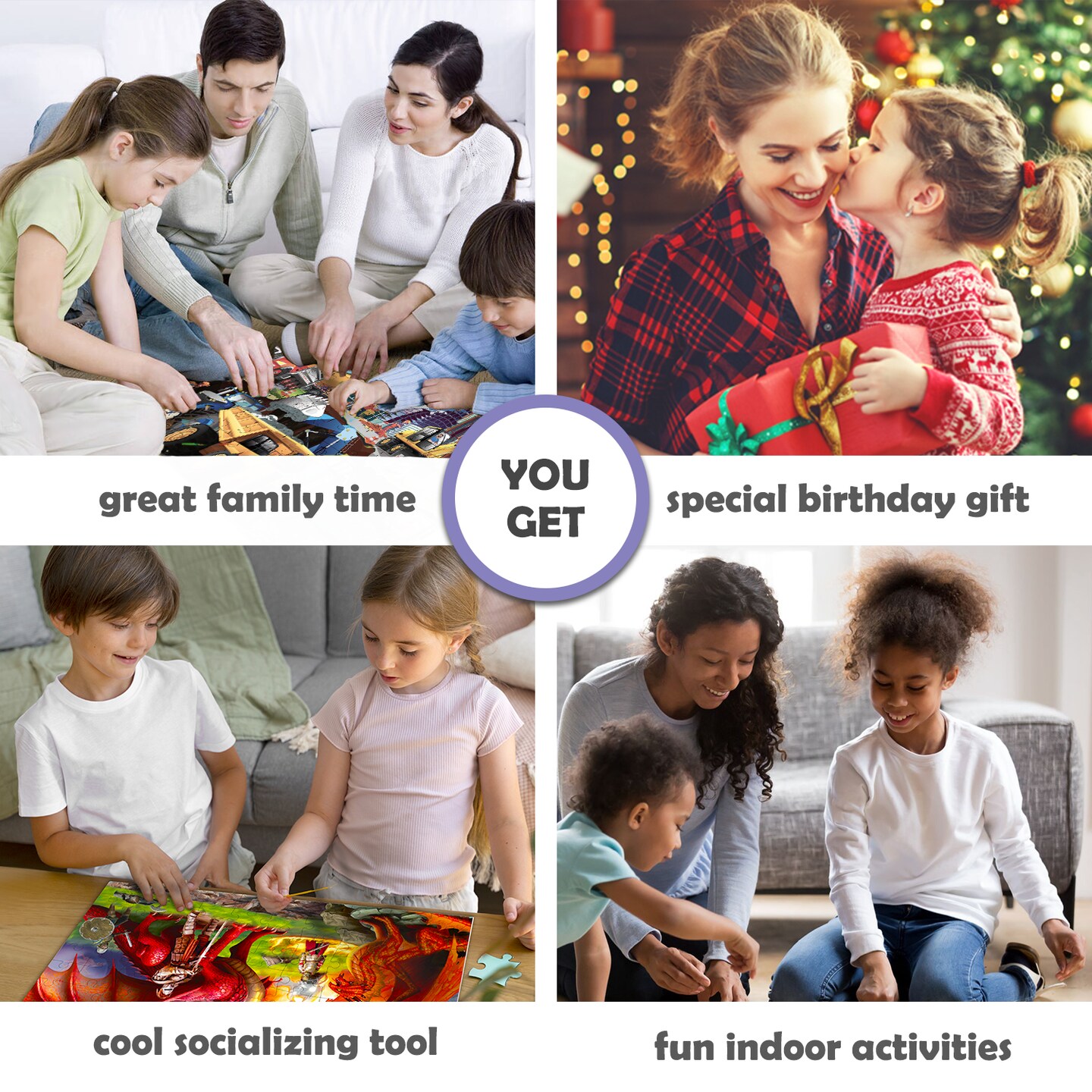 QUOKKA 100 Piece Puzzles for Kids Ages 4-6 &#x2013; 3 Floor Puzzles for Toddlers 3-5 &#x2013; Toy for Learning Pirates &#x26; Constructions &#x26; Animals for 6-8 yo &#x2013; Jigsaw Toddler Game for Boy and Girl