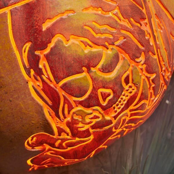 Halloween 10 Inch LED Reaper Jack-O-Lantern