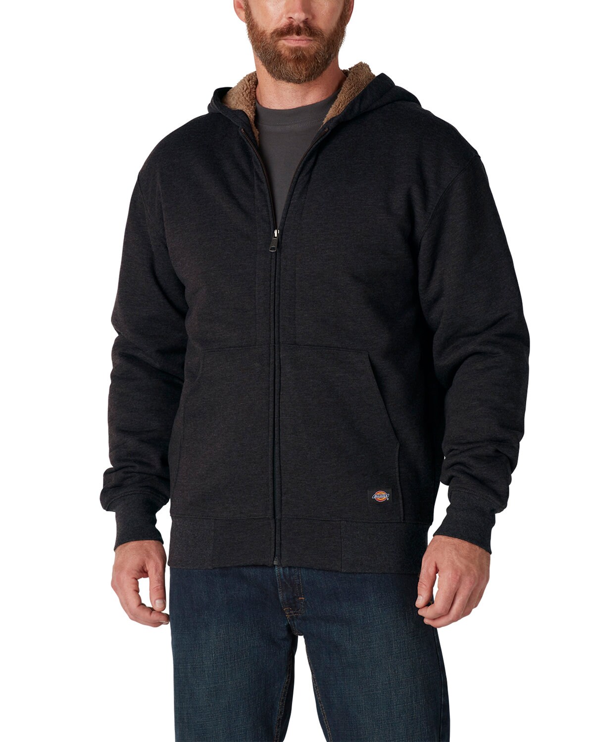 Dickies&#xAE; Men&#x27;s Fleece Lined Full Zip Hooded Sweatshirt