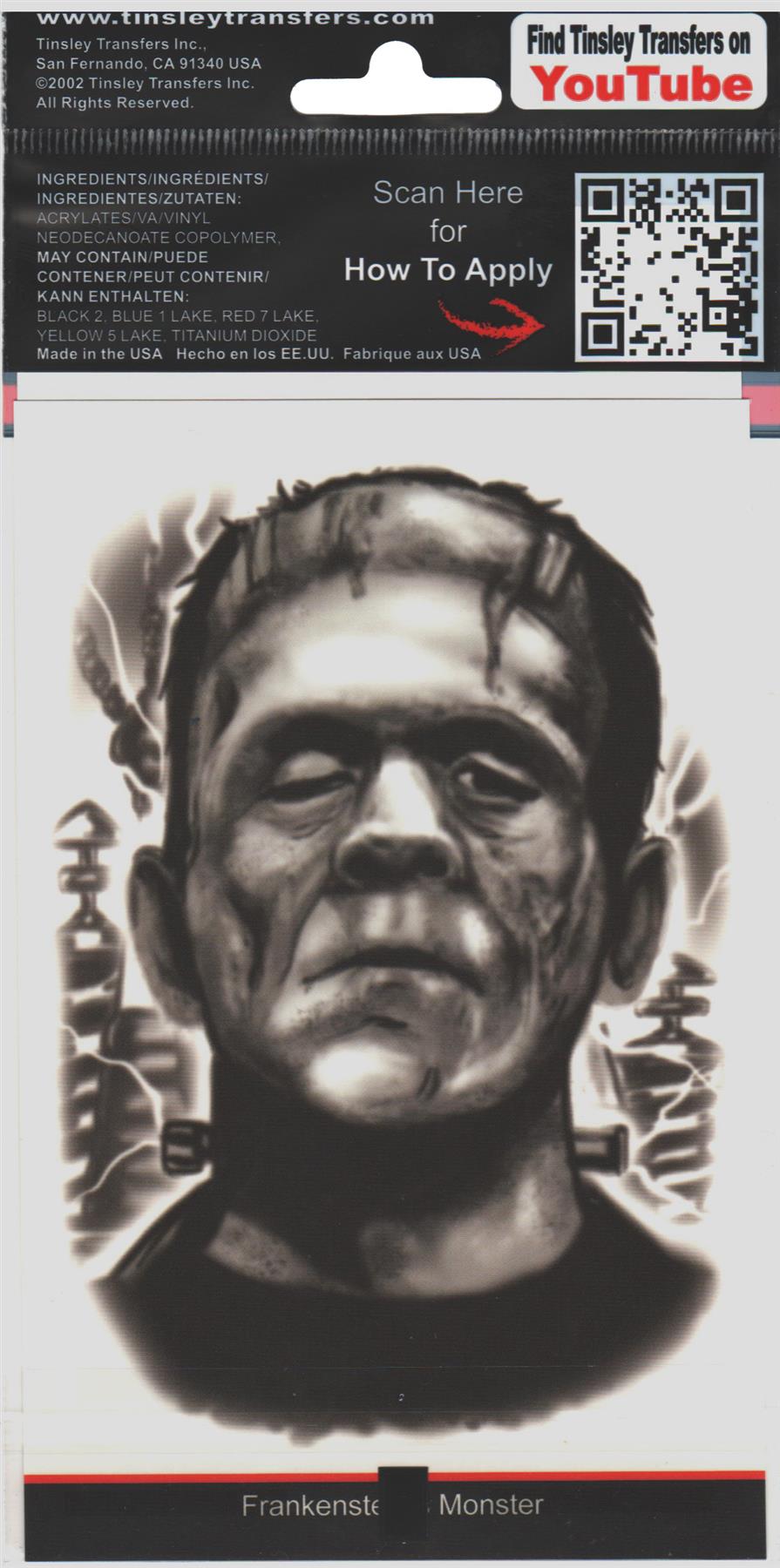 Universal - Tattoo - Frankenstein&#x27;s Monster