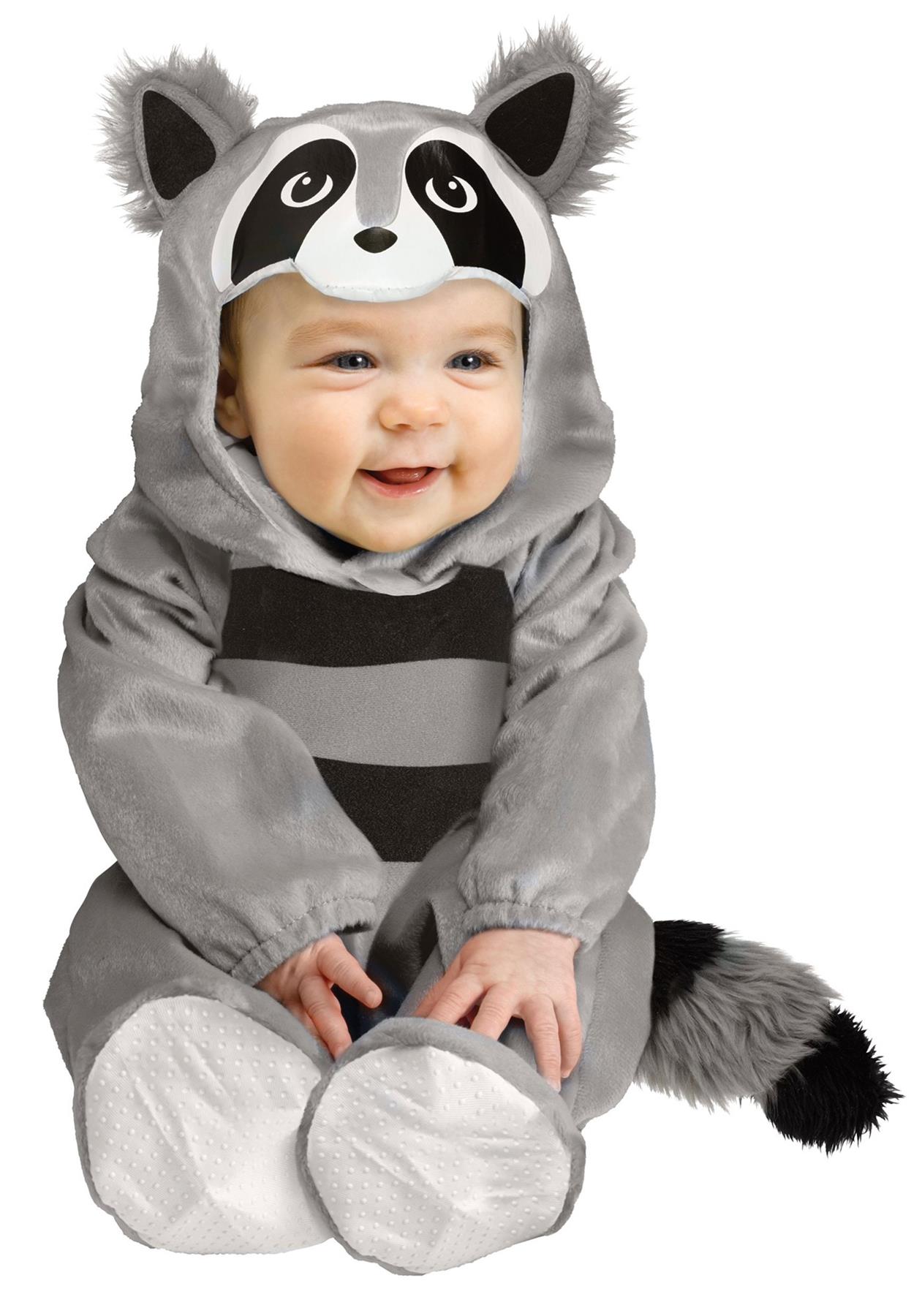Infant Raccoon Costume Warm Halloween Costumes for Babies 12-24M