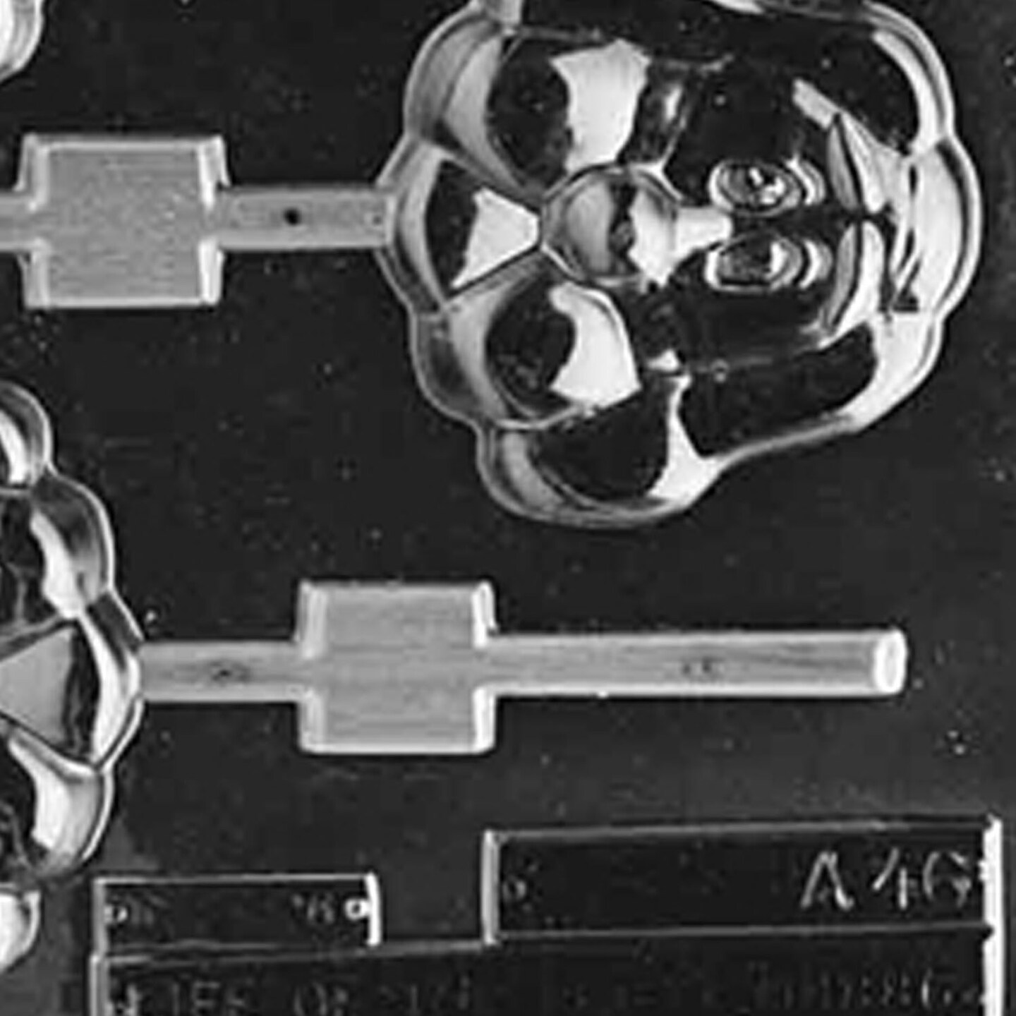 Hound Lollipop Chocolate Mold