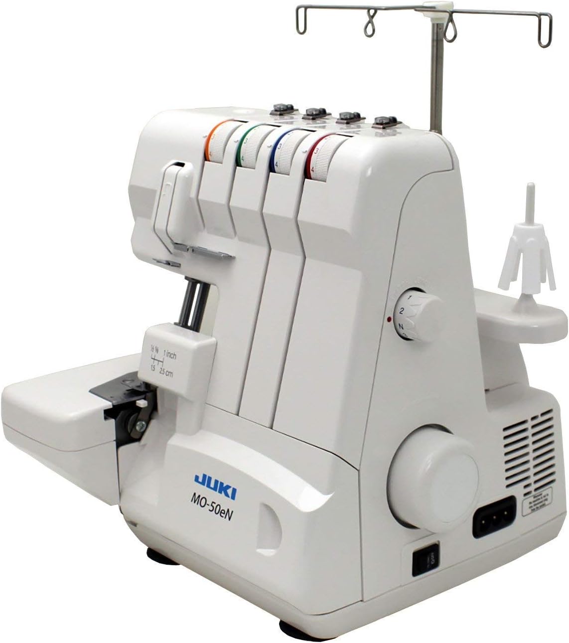 MO-50E, 3 or 4 Thread Serger, Lay In Tensions, Adjustable Differential Feed, Built In Rolled Hem, Automatic Lower Looper Threader, Retractable Upper Knife (MO-50E/UL)