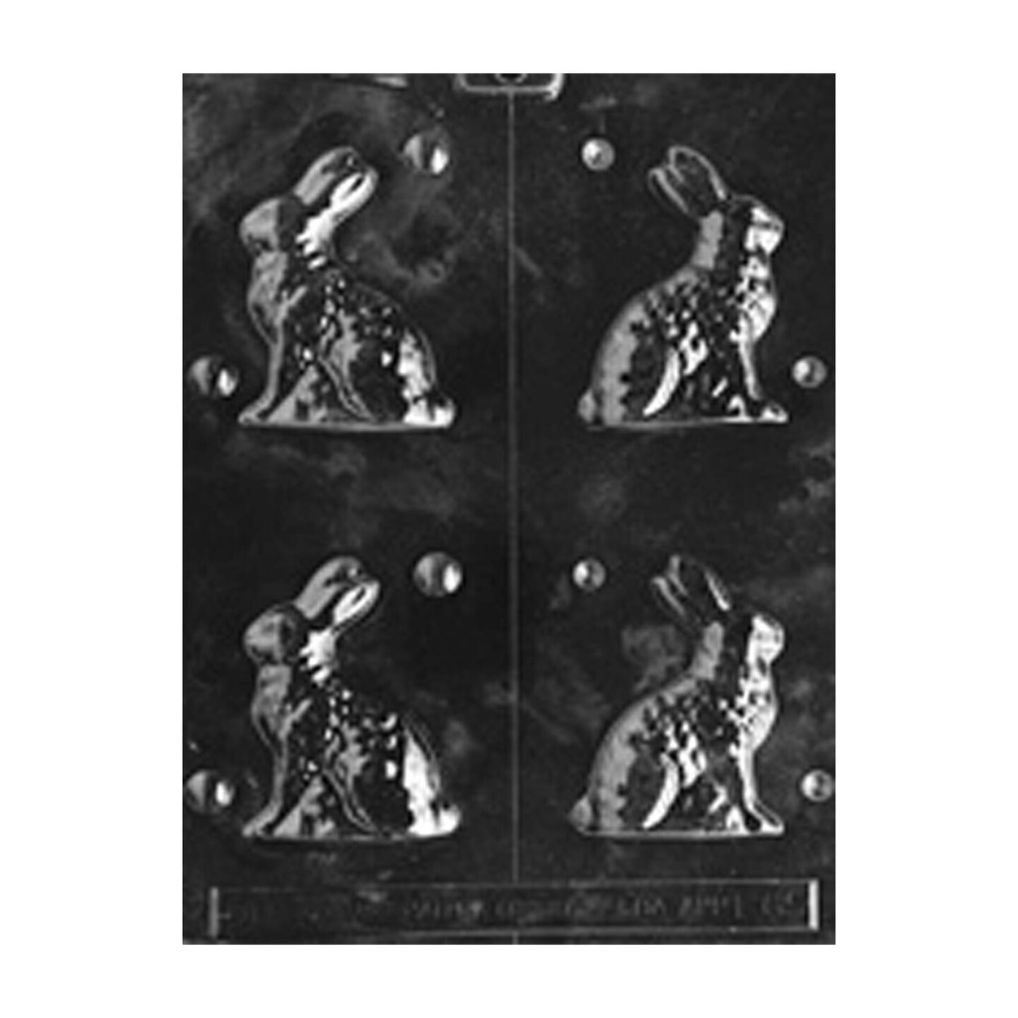 3D Small Sitting Easter Bunny Chocolate Mold
