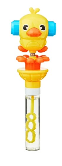 3Musks - Easter Duck Sound Shaker Bubble Wand, Ideal for outdoor &#x26; indoor play, parties, and holiday festivities