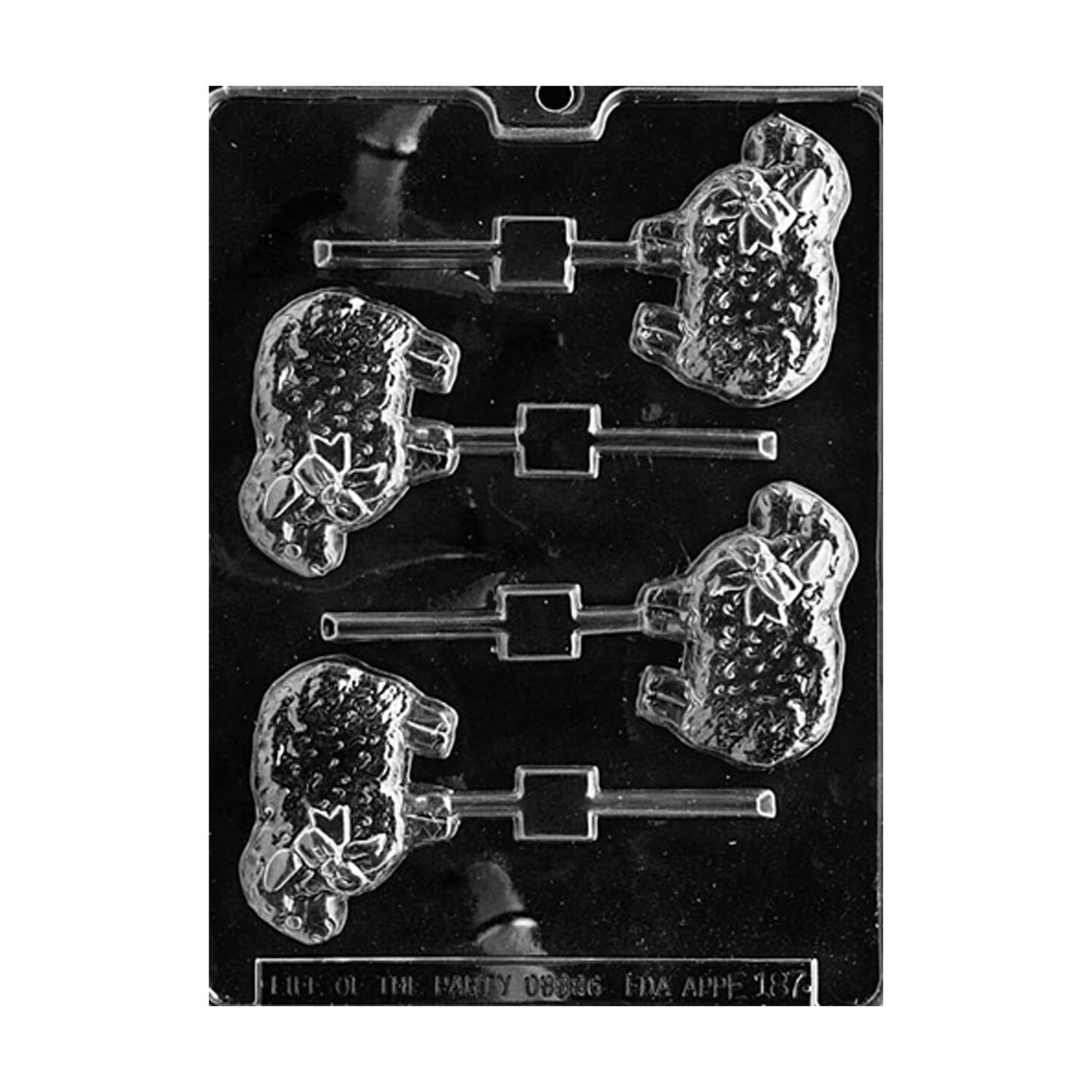 Country Lamb Lollipop Chocolate Mold