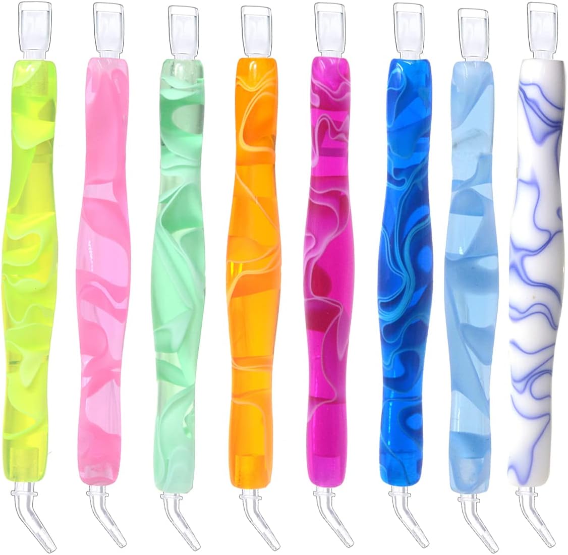 Diamond Painting Pen,Diamond Art Pen,5D Diamond Painting Pen Kit Tool Accessories Stylus Drill Pen for Diamond Painting Nail Art Cross Stitch Decoration Diamond Art WhiteBlue