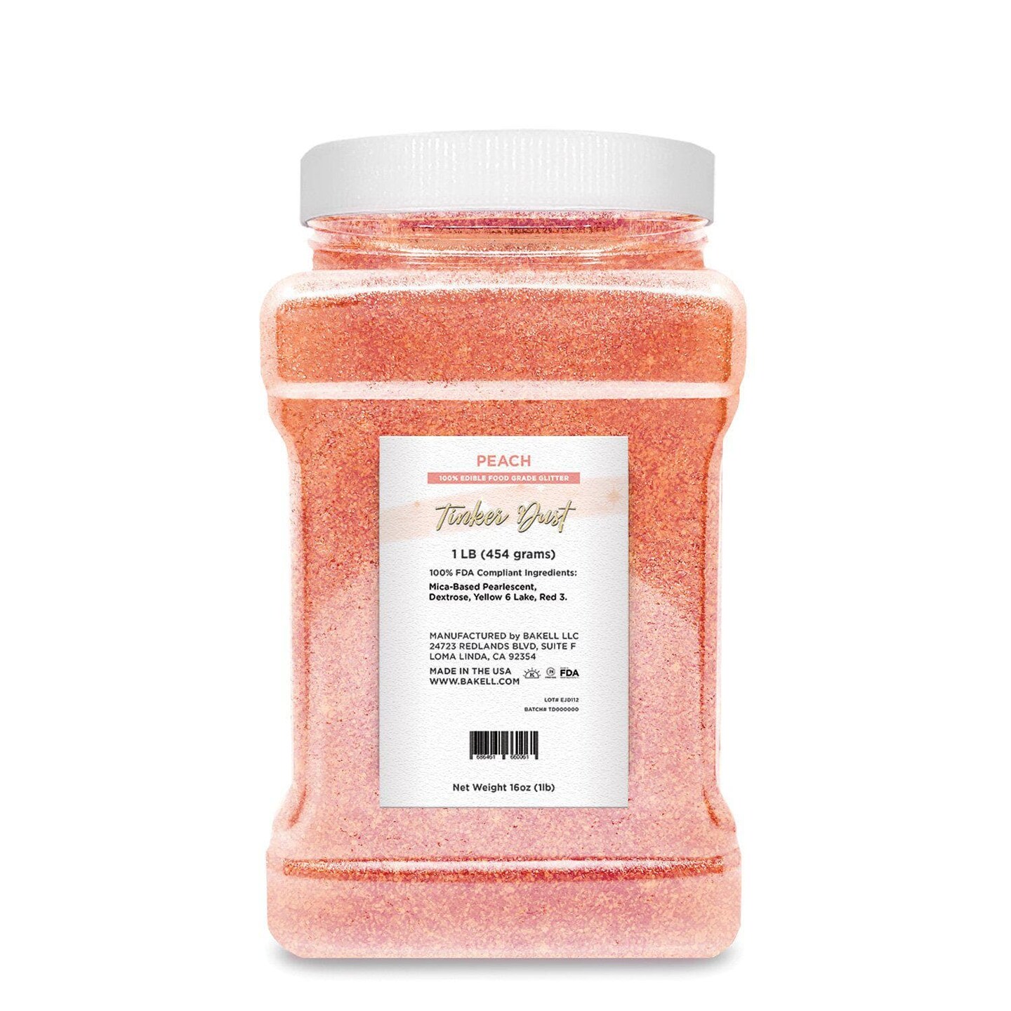 Peach Edible Glitter | Tinker Dust&#xAE;