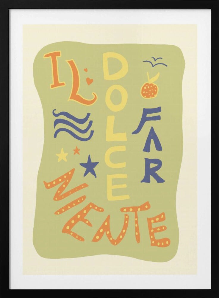 La Dolce Far Niente by Studio Dolci Framed Art