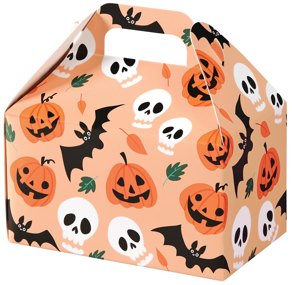 Pack/6: Spook-tacular Party Favor Gable Box - 6 x 3-3/4 x 3-1/2&#x22;