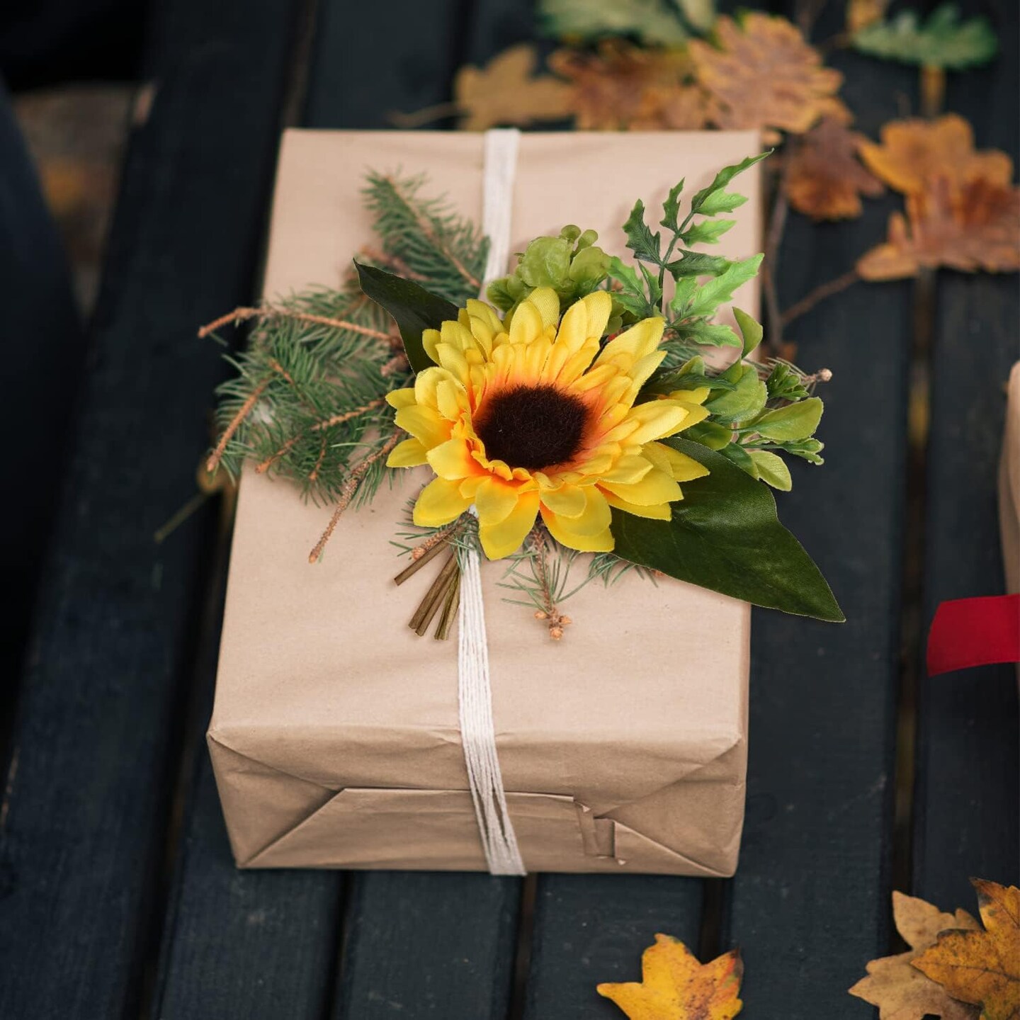 16 Pack Artificial Sunflowers Summer Bouquet