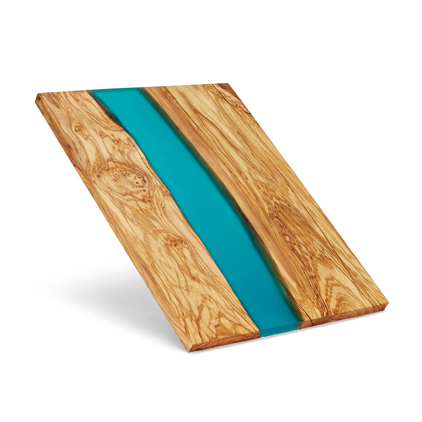 Makerflo Olive Wood Resin Cutting Board | Craft-Ready for DIY Gifts &#x26; Personalization (Laser Engraving, Epoxy, UV DTF, Vinyl)
