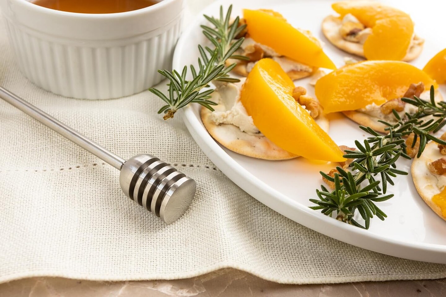 Honey Dipper, Stainless Steel Honey Stirring Stick, 6.5&#x22;
