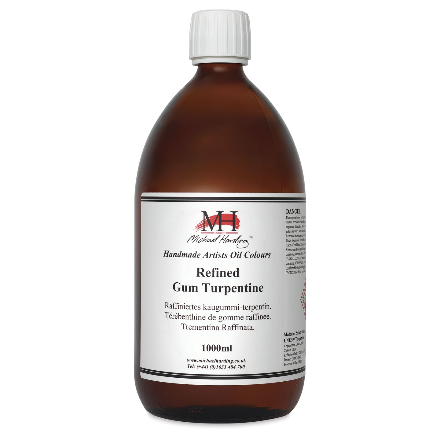 Michael Harding Refined Gum Turpentine Oil Medium - 1 L