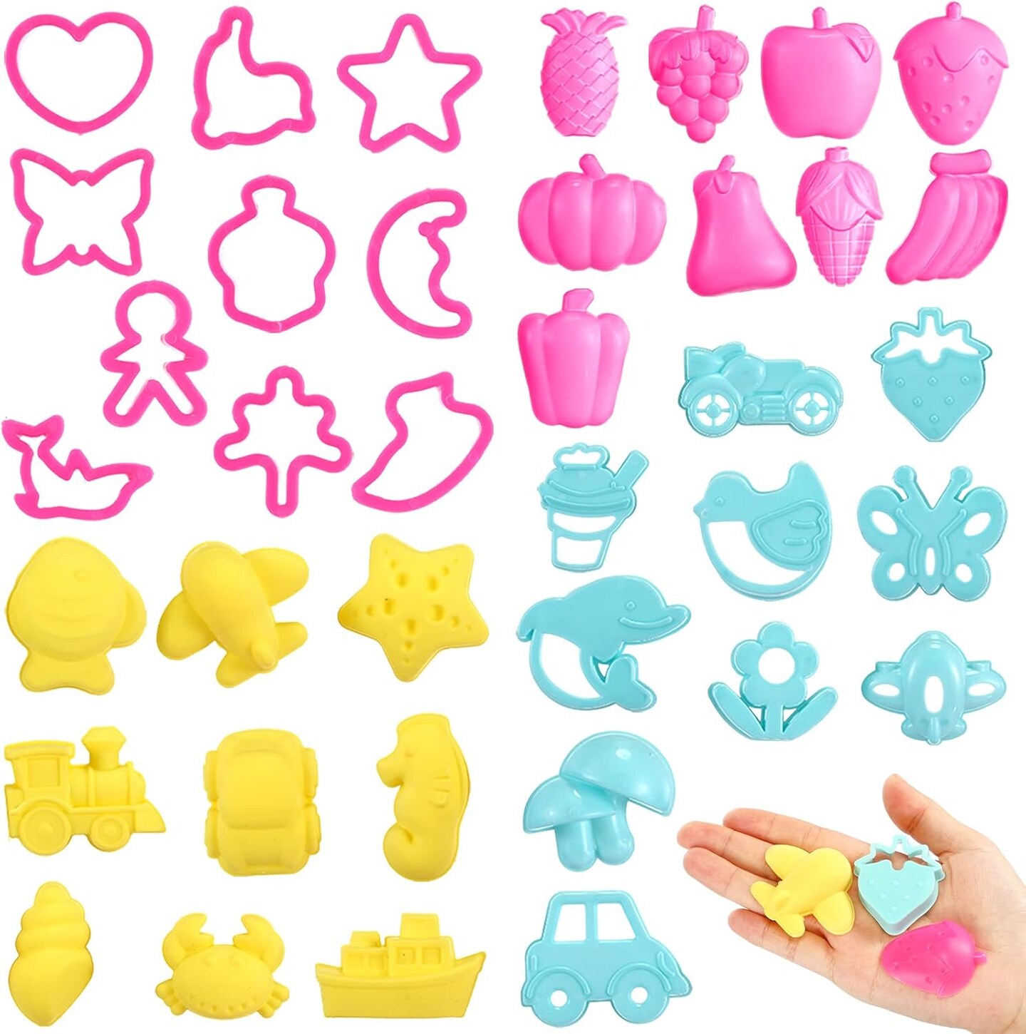Play Dough Tools &#x26; Cutters Set 40 Piece